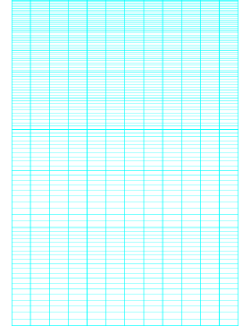 Semi-log paper: 12 Divisions by 1-Cycle Paper
