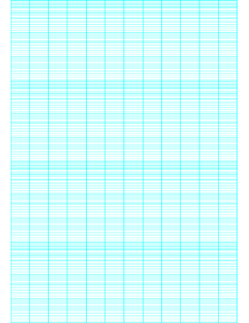 Semi-log paper: 12 Divisions by 4-Cycle Paper