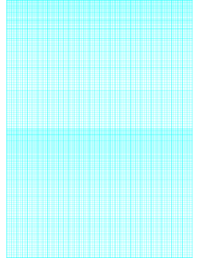 Semi-log paper: 180 Divisions (1 Millimeter) 5th, 10th Accent by 2-Cycle Paper