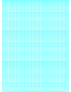 Semi-log paper: 180 Divisions (1 Millimeter) 5th, 10th Accent by 3-Cycle Paper