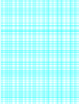 Semi-log paper: 180 Divisions (1 Millimeter) 5th, 10th Accent by 5-Cycle Paper