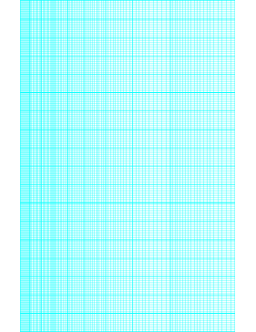 Semi-log paper: 180 Divisions (Long Axis) 5th, 10th Accent by 1-Cycle Paper