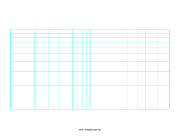 Log-log paper: 2-Cycle by 1-Cycle Paper