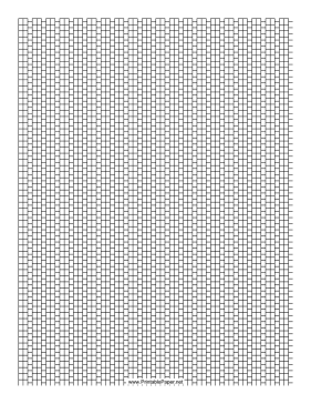 2-1 Cylinder Bead Peyote Pattern Paper