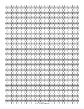 2-1 Cylinder Bead Square Pattern Paper