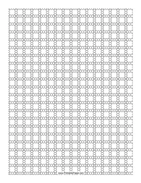 3 Seed Bead Right-Angle Weave Pattern Paper