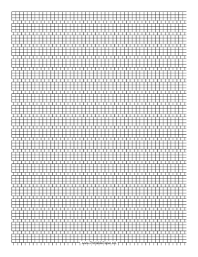 3-1 Cylinder Bead Square Pattern Paper