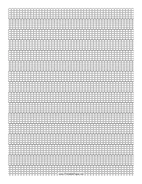 5 Seed Bead Brick Pattern Paper