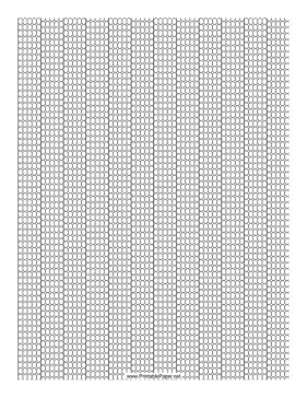 5 Seed Bead Peyote Pattern Paper