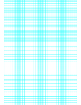 Semi-log paper: 70 Divisions 5th, 10th Accent by 1-Cycle Paper