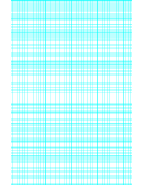 Semi-log paper: 70 Divisions 5th, 10th Accent by 3-Cycle Paper
