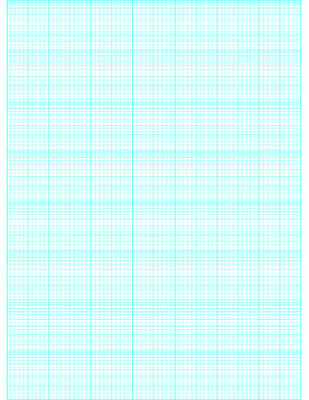 Semi-log paper: 70 Divisions 5th, 10th Accent by 8-Cycle Paper