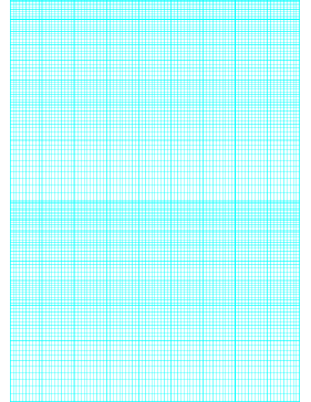 Semi-log paper: 90 Divisions (2 Millimeters) 5th, 10th Accent by 2-Cycle Paper