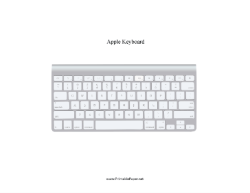 Apple Mac Keyboard Paper
