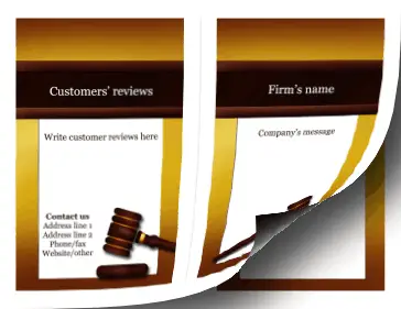 Attorney Brochure-Bifold Paper