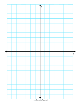 Axis Graph Paper 0.5 Inch Paper