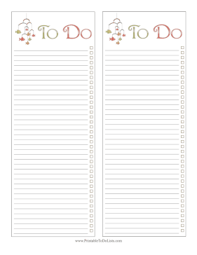 Baby Mobile Paper