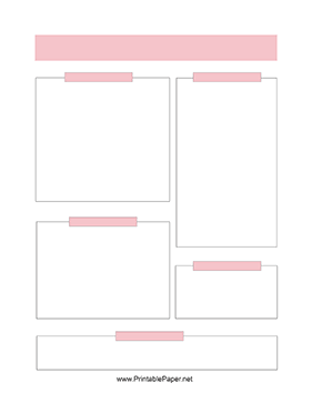 Boxing Method Note Paper Pink Paper