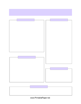 Boxing Method Note Paper Purple Paper