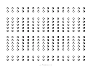 Breadboard Template (numbered) Paper