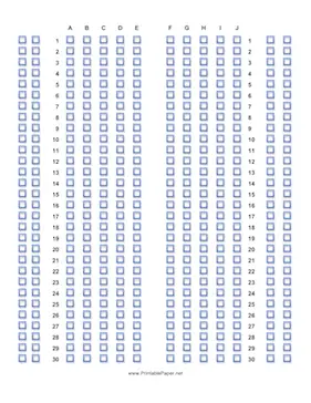Breadboard Template Paper