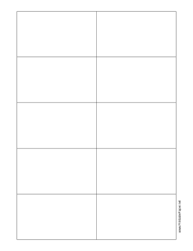 Business Cards Template Paper