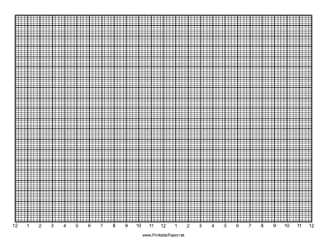Calendar - 1 Day by Quarter Hour - 100 Divisions with Index Lines - Landscape Paper