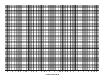 Calendar - 6 Months by Days - 120 Divisions with Index Lines - Landscape Paper