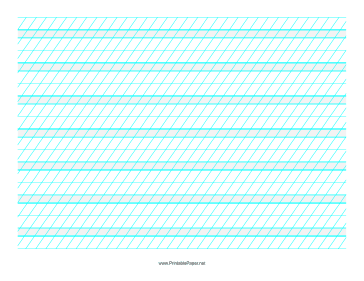 Calligraphic Practice Paper - Landscape Paper