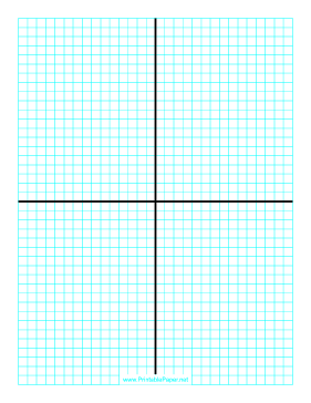 Cartesian Graph - lines Paper