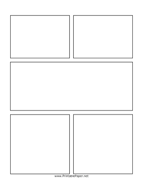 Center Action Comic Page Paper