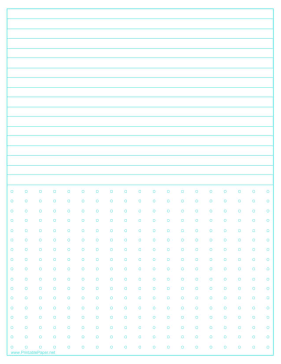 Circles And Lines Letter Paper