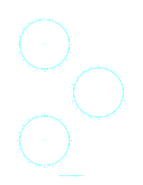 Circular Percentage - 3 inch Paper