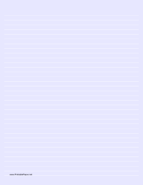 Lined Paper - Light Blue - Medium White Lines Paper