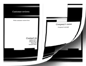 Contemporary Brochure-Bifold Paper
