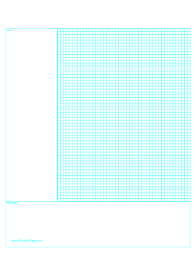 Cornell Note Paper with Grid Paper