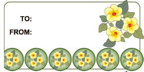 Festive Floral Paper