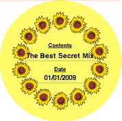 Country Sunflower (Round) Canning Label Paper
