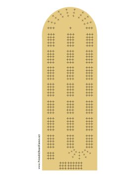 Cribbage Board Paper