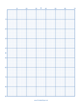 Cross-stitch 10 Lines per Division Paper