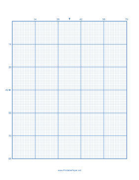 Cross-stitch 14 Lines per Division Paper