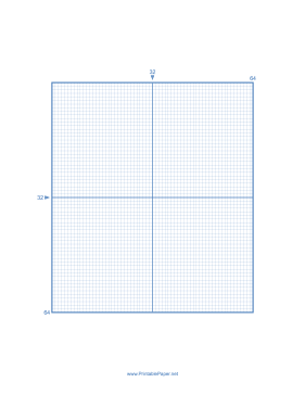 Cross-stitch 32 Lines per Division Paper