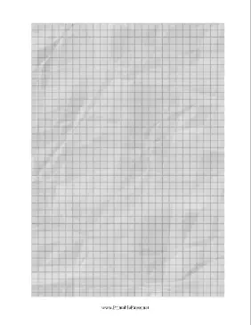 Crumpled Graph Paper Paper