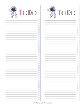 Cute Astronaut Paper