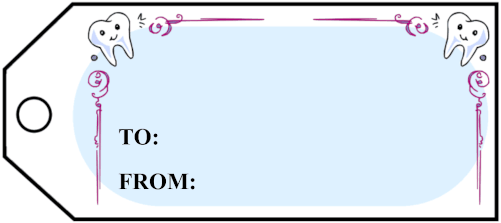 Cute Cartoon Tooth Paper