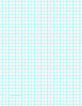 Diagonals Right With Third-Inch Grid Paper