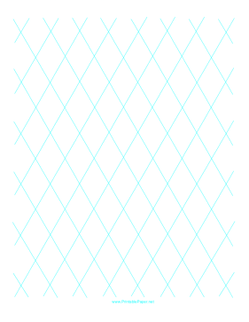 Diamond Graph Paper 2 Inch Paper