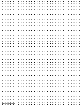 1/8 Inch Dot Paper (A)