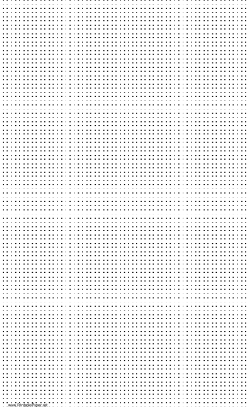 Dot Paper with seven dots per inch spacing on legal-sized paper Paper