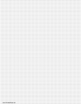 Dot Paper with seven dots per inch spacing on letter-sized paper Paper